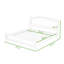 King Wood Platform Bed with Headboard-1774044813