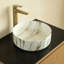 30" Wall Mounted Bathroom Vanity with Sintered Stone Countertop and Sink