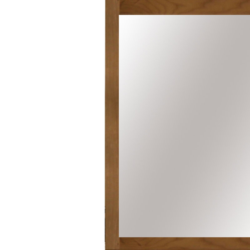 Miroir Ranae Ii au fini chêne clair, Chêne clair
