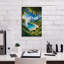  «Paradise Beach 8» par Rey Klimt, art mural sur toile, 12 po x 18 po