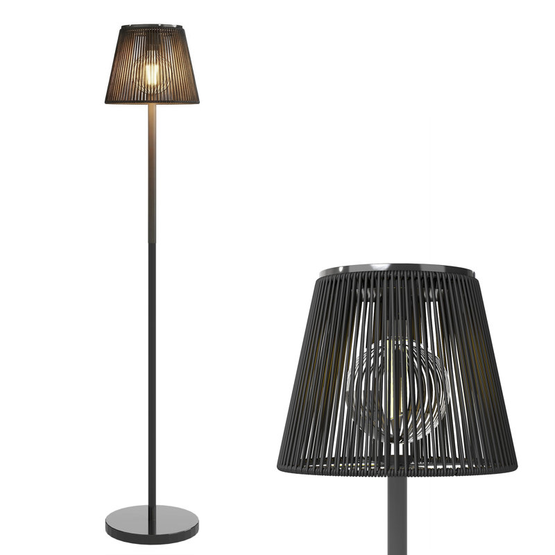 Black Low Voltage Battery Powered Metal Bollard Light