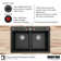 Karran Quartz 33'' X 22'' 50/50 Double Bowl Composite Drop-in Kitchen Sink