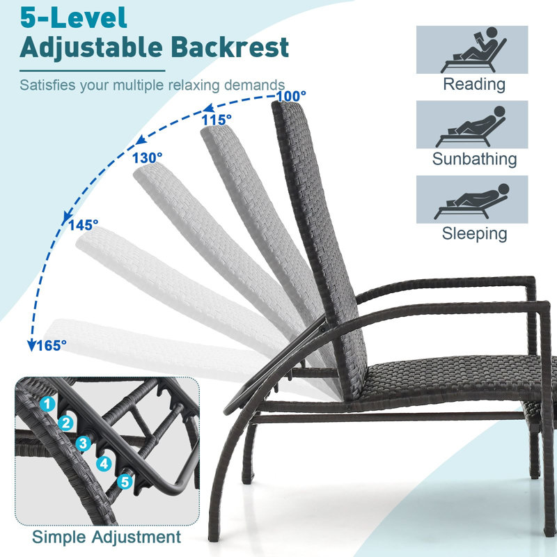 188cm Long Single Chaise