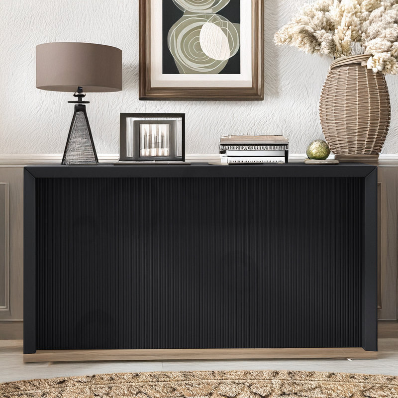 Console 59,7 po Dajonae, Noir