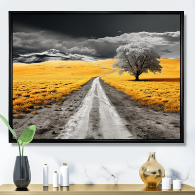 " Road Through Yellow Prairies VII "