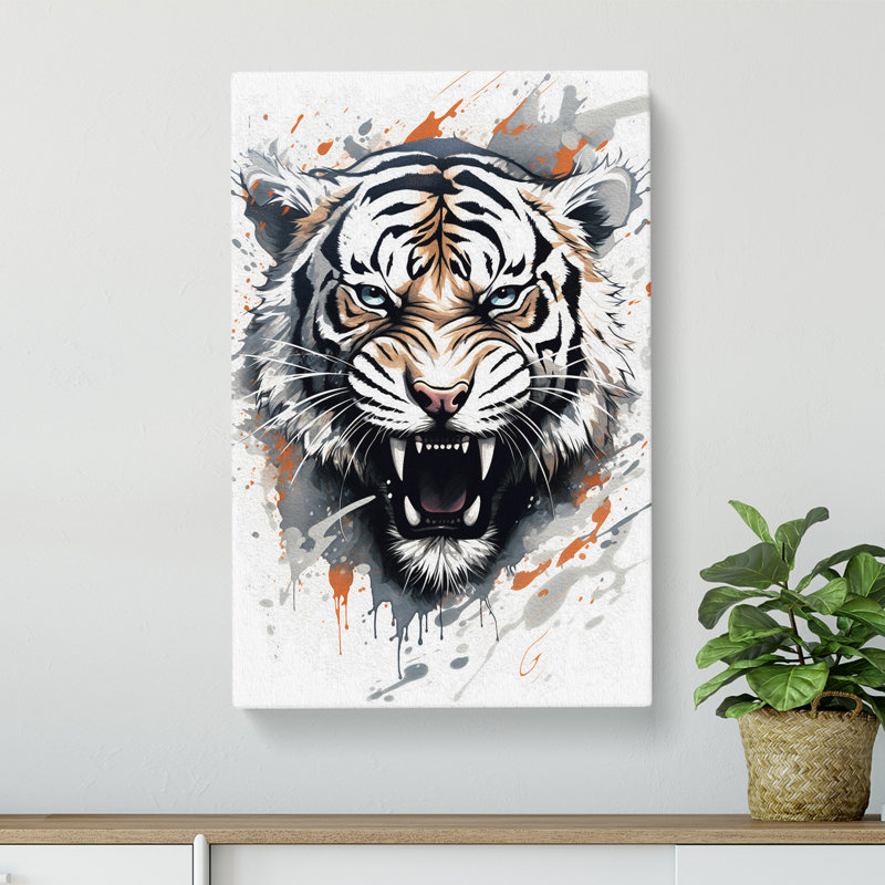 Tiger Line - No Frame Print, 60cm H x 40cm W x 3cm D