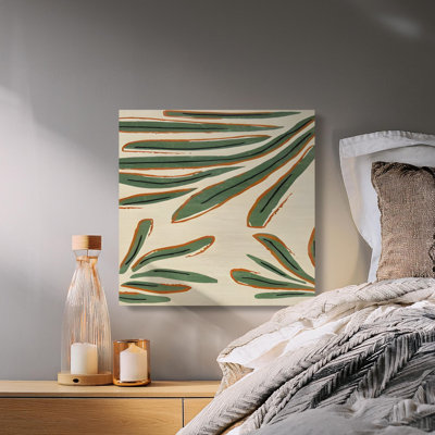 Mosely 1 Piece Wrapped Canvas Wall Art Set
