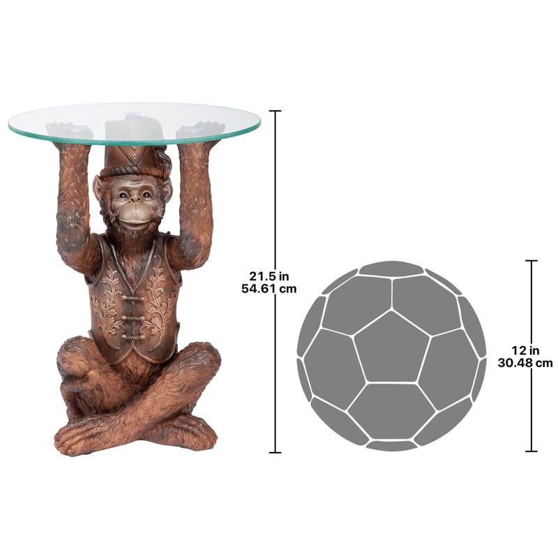 Moroccan Monkey Business Figurine End Table