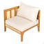 Chaise d'angle d'extérieur