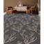 Tapis gris de haute qualité noué à la main