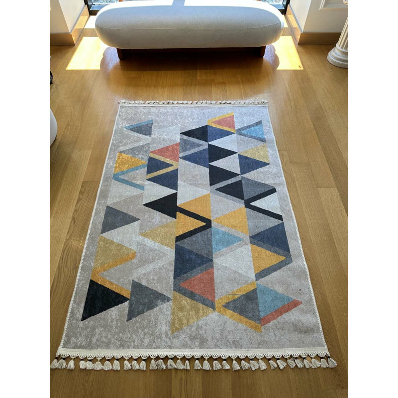 Tapis mathaï avec envers antidérapant, Carré 3 pi 11 po