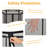 Gymax Hexagon Backyard Trampoline with Safety Enclosure