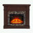 TV Stand with Fireplace Insert, Remote Control and Timer LED Flame-384938694