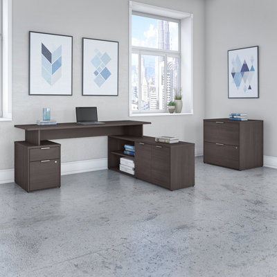 Ensemble de bureau rectangulaire 4 pièces Jamestown