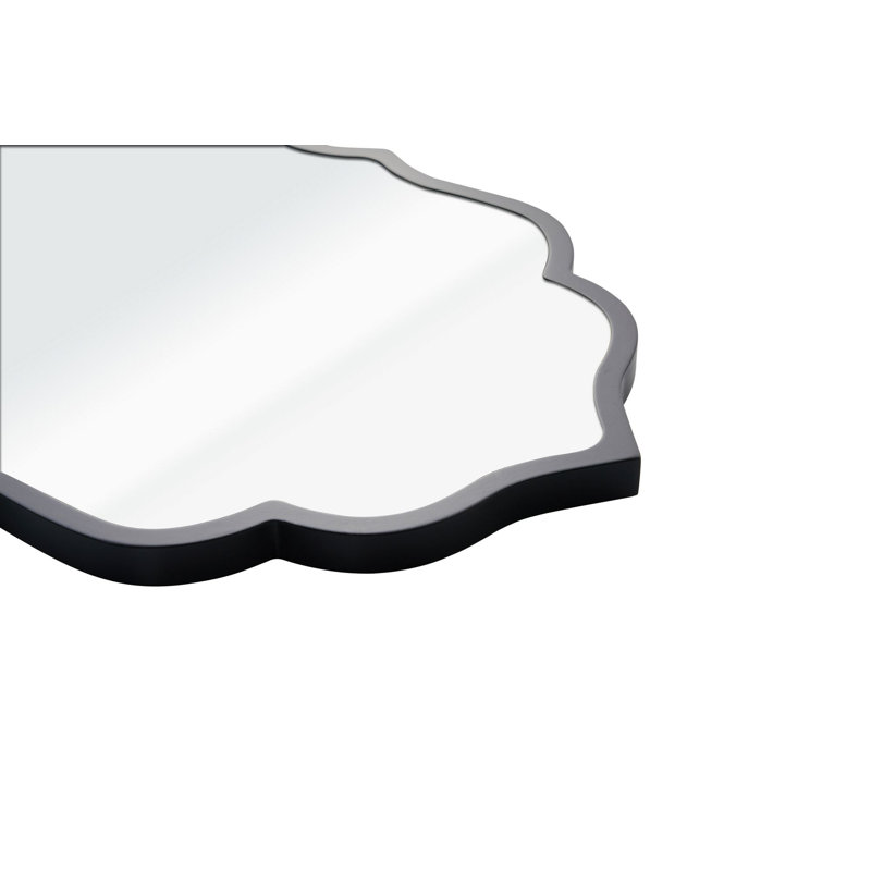 Miroir décoratif, 19,7 po x 27,6 po, Noir