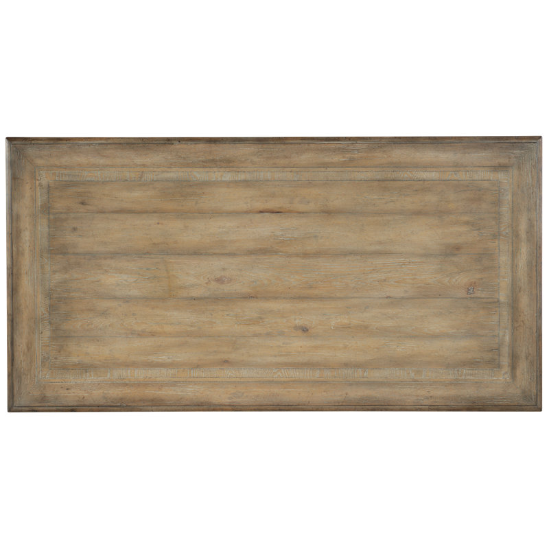 Traditional Brown 66" Home Office Desk with Power Outlet and USB