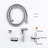 Toilet Handheld Bidet Spray - Corrosion Hygiene Enhancement Silver Metal For Construction