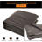 EighteenTek Black Polypropylene Flooring-72545075