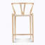 Tabouret de comptoir en frêne naturel-46191029