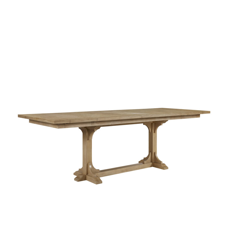 Table à tréteaux - Noix de cajou, H 30,03 po x L 144,03 po x l 44,03 po, Beige