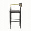 Ensemble de 2 tabourets de bar rembourrés-818657757-818657745