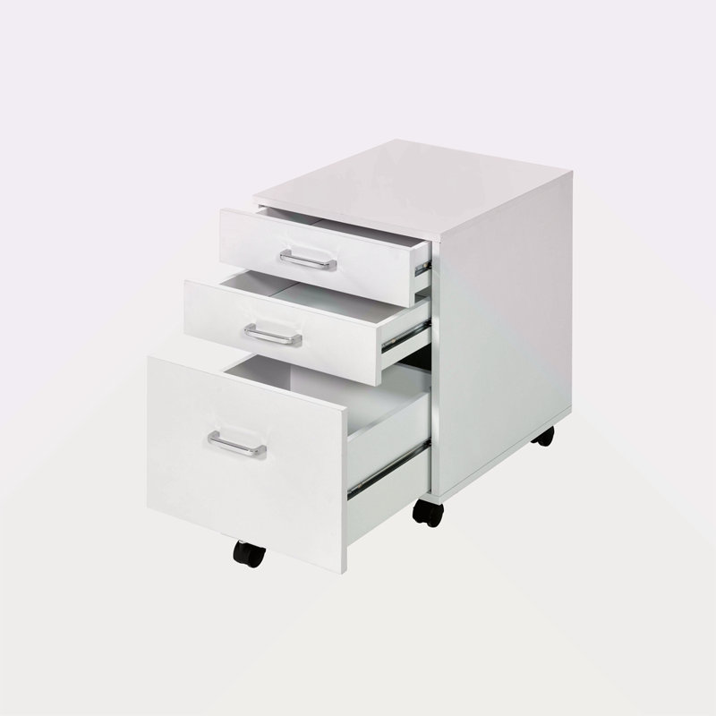 Chrome Finish File Cabinet