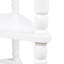 Table de coin 33,8 po Milk White