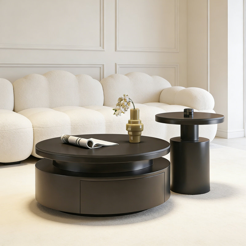 Table basse Elane , Noir, Noir