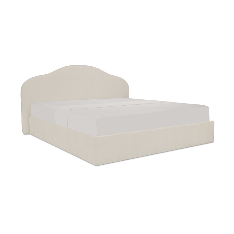 Maggie King Storage Bed Cream, Cream, King