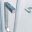 Verre trempé transparent de 5/8 po 8 mm d'épaisseur, acier inoxydable 304 en nickel brossé, porte de douche l 56 à 60 po x H 75 po, structure de tube rectangulaire coulissante simple à assemblage facile
