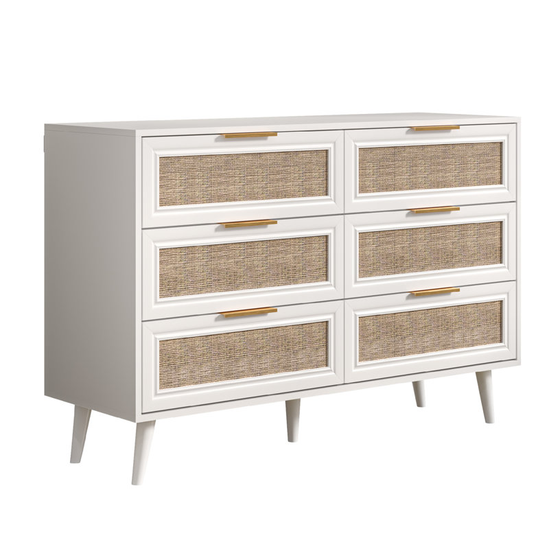 Buffet 47,2 "Rattan Buffet, Blanc
