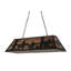 Luminaire suspendu 9 lumières Rockin C Ranch