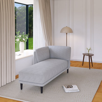 65" Mid-Century Modern Linen Fabric Leisure Sofa