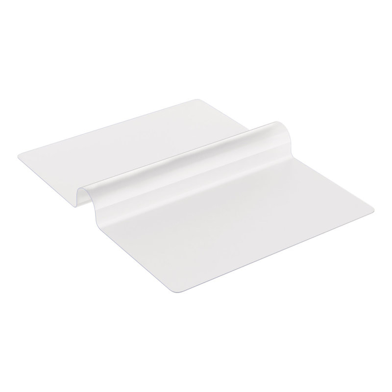 Protecteur de table en PVC transparent - Housse de bureau en plastique givré 42 po x 60 po, plateau en vinyle imperméable et résistant à la chaleur