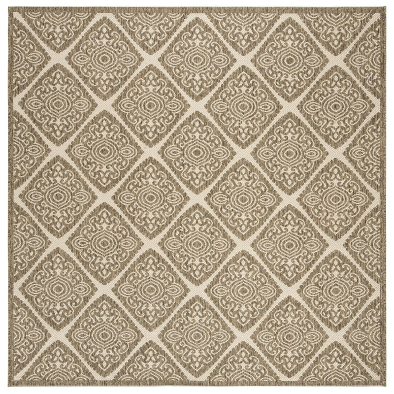 Tapis intérieur / extérieur Burnell Performance, Carré 6 pi 7 po
