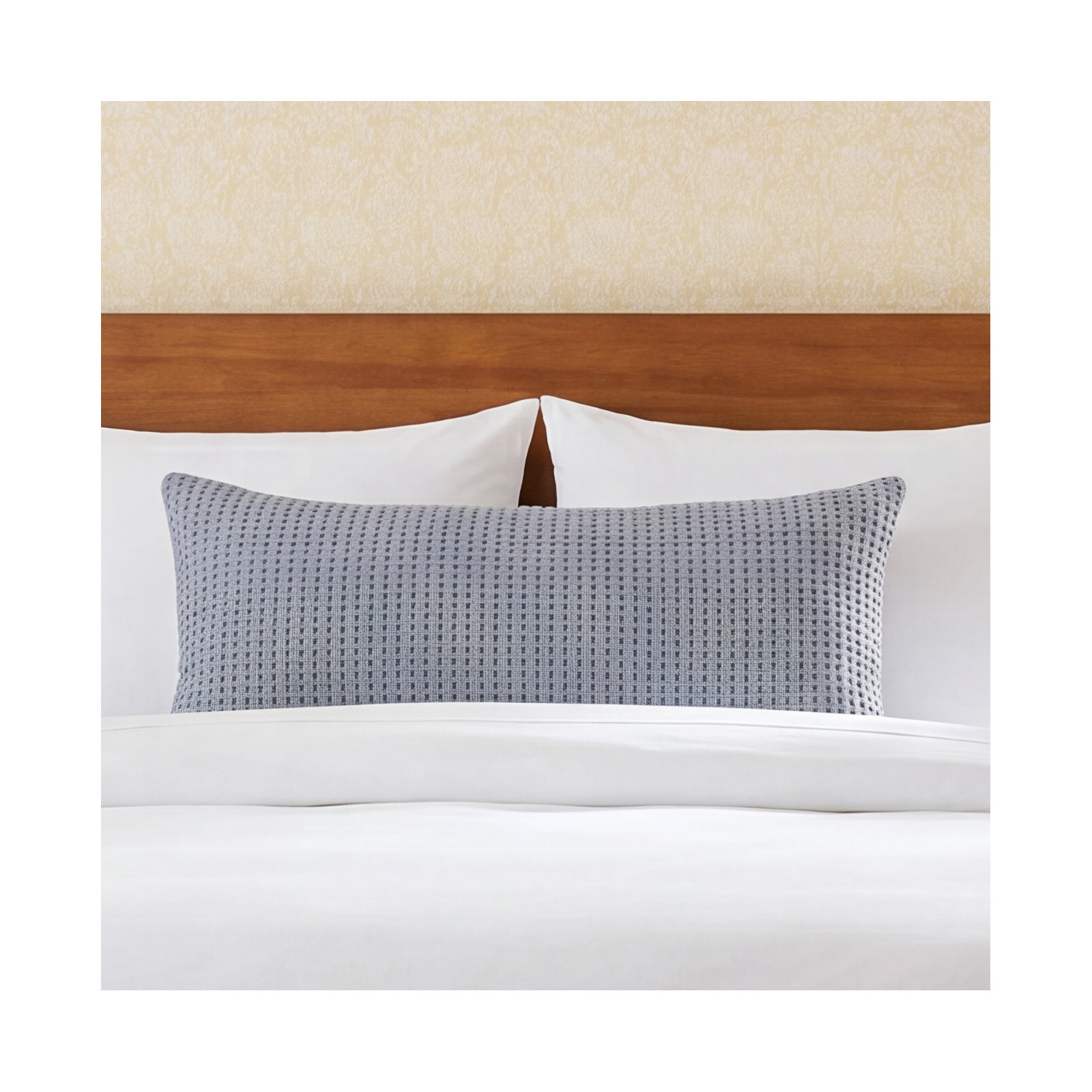 Pick Stitch Matelasse Sham, King, Navy