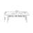 Tan Rectangular Solid Wood desk-253994517