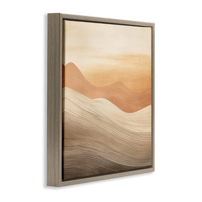  «Ombre Desert Dunes», art mural encadré par Irena Orlov