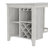 3-Piece Solid Wood Dining Table Set with Chairs, 2-Tier Storage Counter Height Dining Table and Chairs Set-117442964