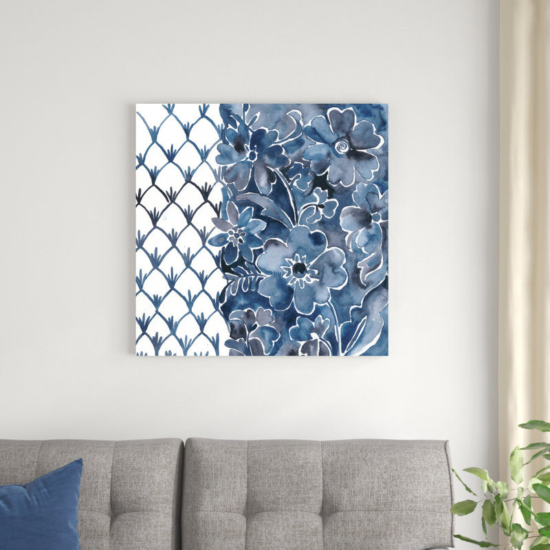 Cobalt Garden III, H 30 po x l 30 po x P 1,25 po