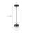 Eclipse Globe Pendant Light In Black-101991421