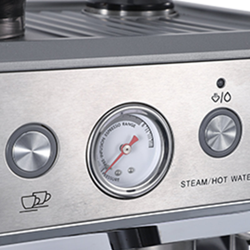 Espresso Machine with Milk Frother, All in One Cappuccino Latte Coffee Maker for Home Barista