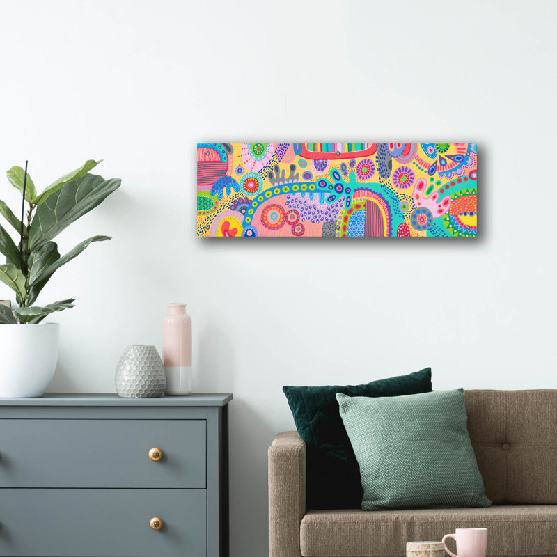 «Party Time» par Hello Angel, H 12 po x l 36 po