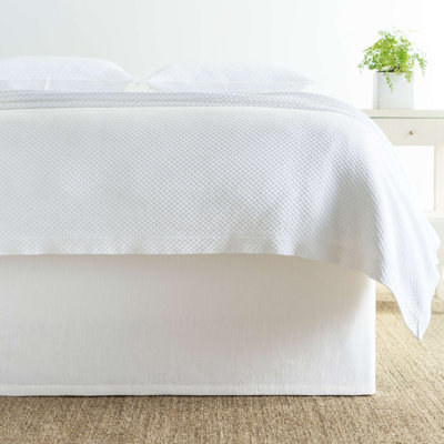 Stone Washed Linen Bed Skirt