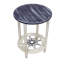 Ensemble de table boussole nautique. 1 table de canapé ronde, 1 table basse rectangulaire, 2 tables de bout rondes en fer