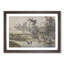 Horses by the Stream by Lang Shining - Picture Frame Art Print-55641926-55641927