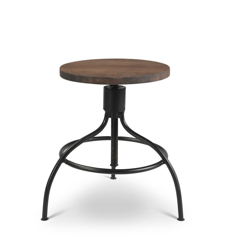 Revolve Adjustable Stool with Metal Frame