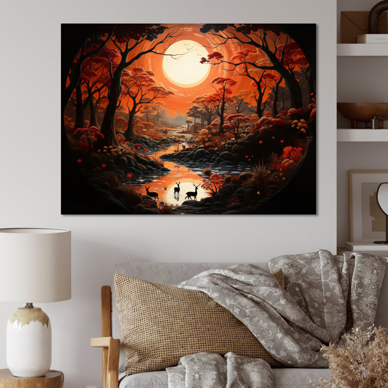 «Hinduisim Dharmas Journey the II», reproduction sur toile, H 12 po x l 20 po x P 1 po, Toile tendue