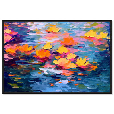 «Monet Style Lagoon Canvas Glam Living Art» par Art Remedy