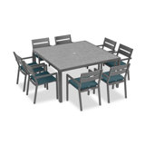 Pacifica Outdoor 9 - Piece Dining Set with Cushions